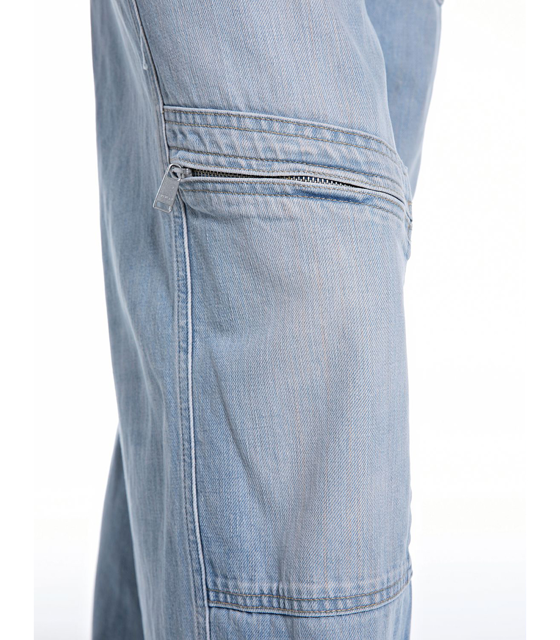 ライトブルーワークワイドデニム 詳細画像 ライトブルー 8